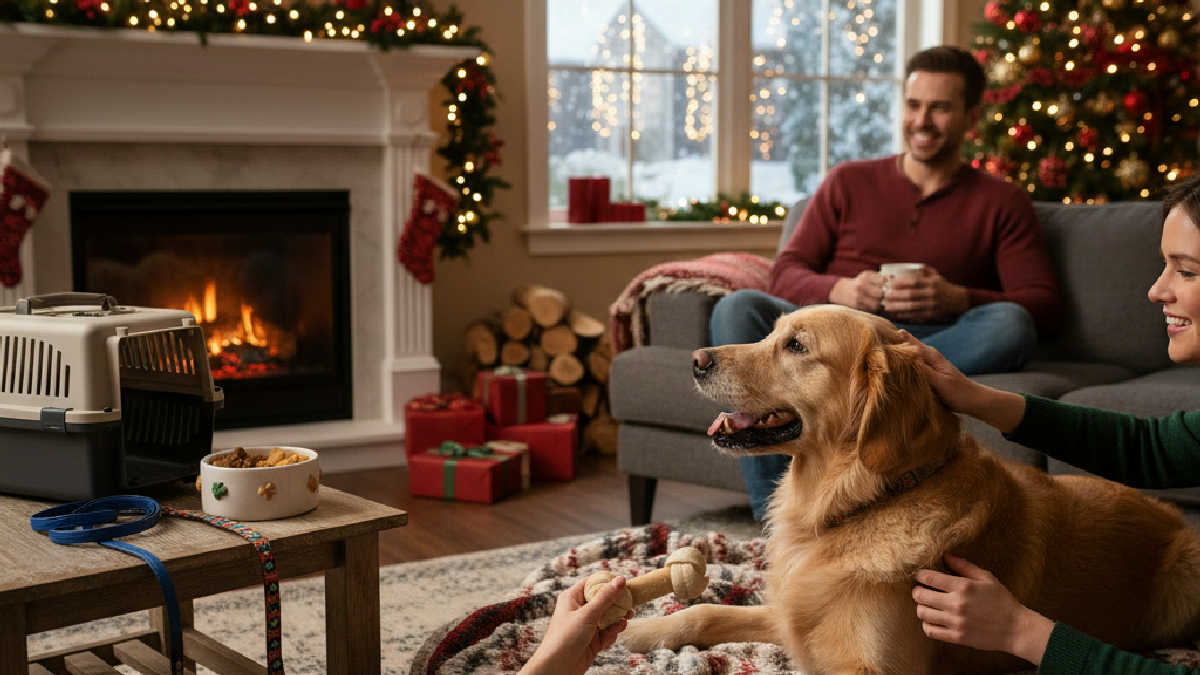 Cães e Feriados: 5 Dicas para um Pet Feliz em 2026